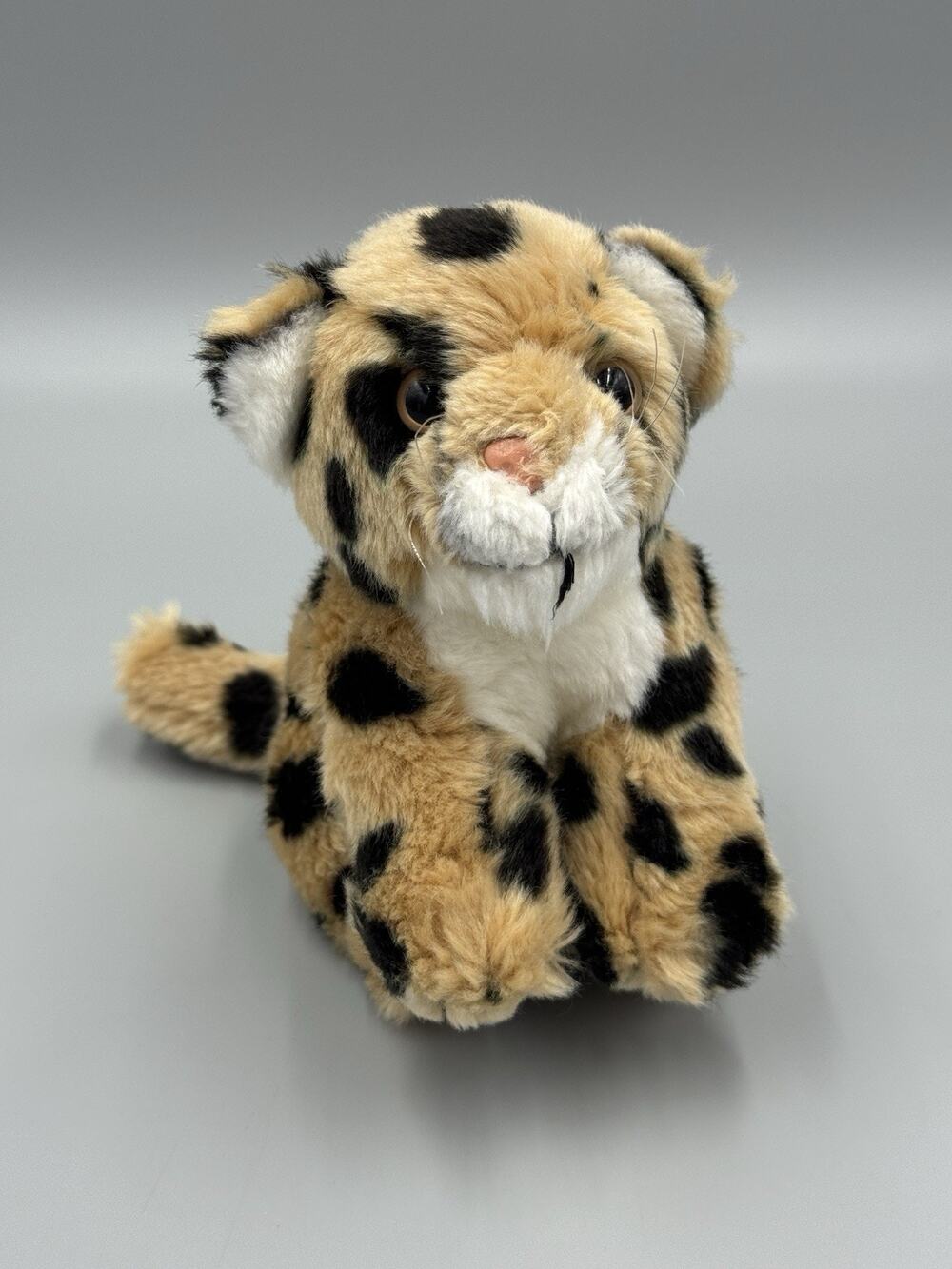 Leosco Spotted Leopard Cheetah Wild Cat Plush Small 8” Realistic Stuffed Animal